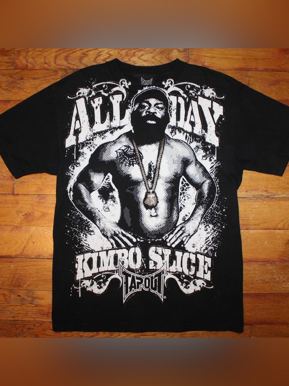 KIMBO SLICE Vintage TAPOUT Tee SIZE SMALL MENS